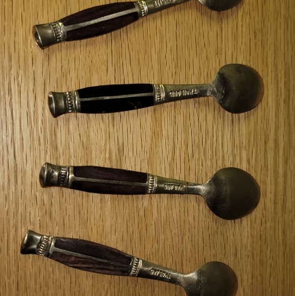 Mini Spoons with wood handle ~ made in Thailand - Picture 5 of 8